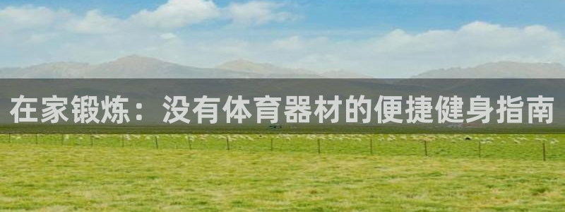 极悦生活家是什么平台：在家锻炼：没有体育器材的便捷健