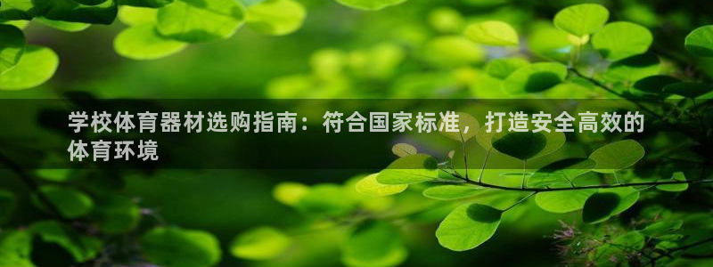 极悦平台注册和登录页面一样吗：学校体育器材选购指南：