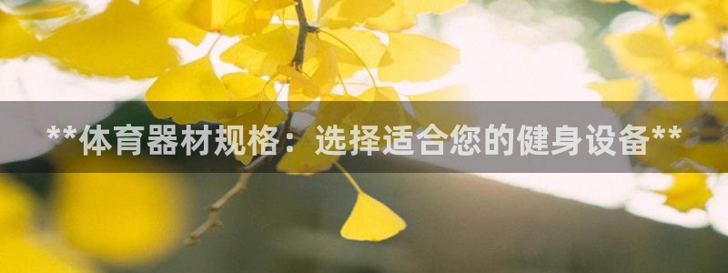 极悦平台是干嘛的啊：**体育器材规格：选择适合您的健