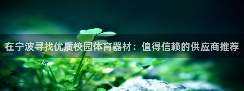 极悦平台官网下载中心：在宁波寻找优质校园体育器材：值